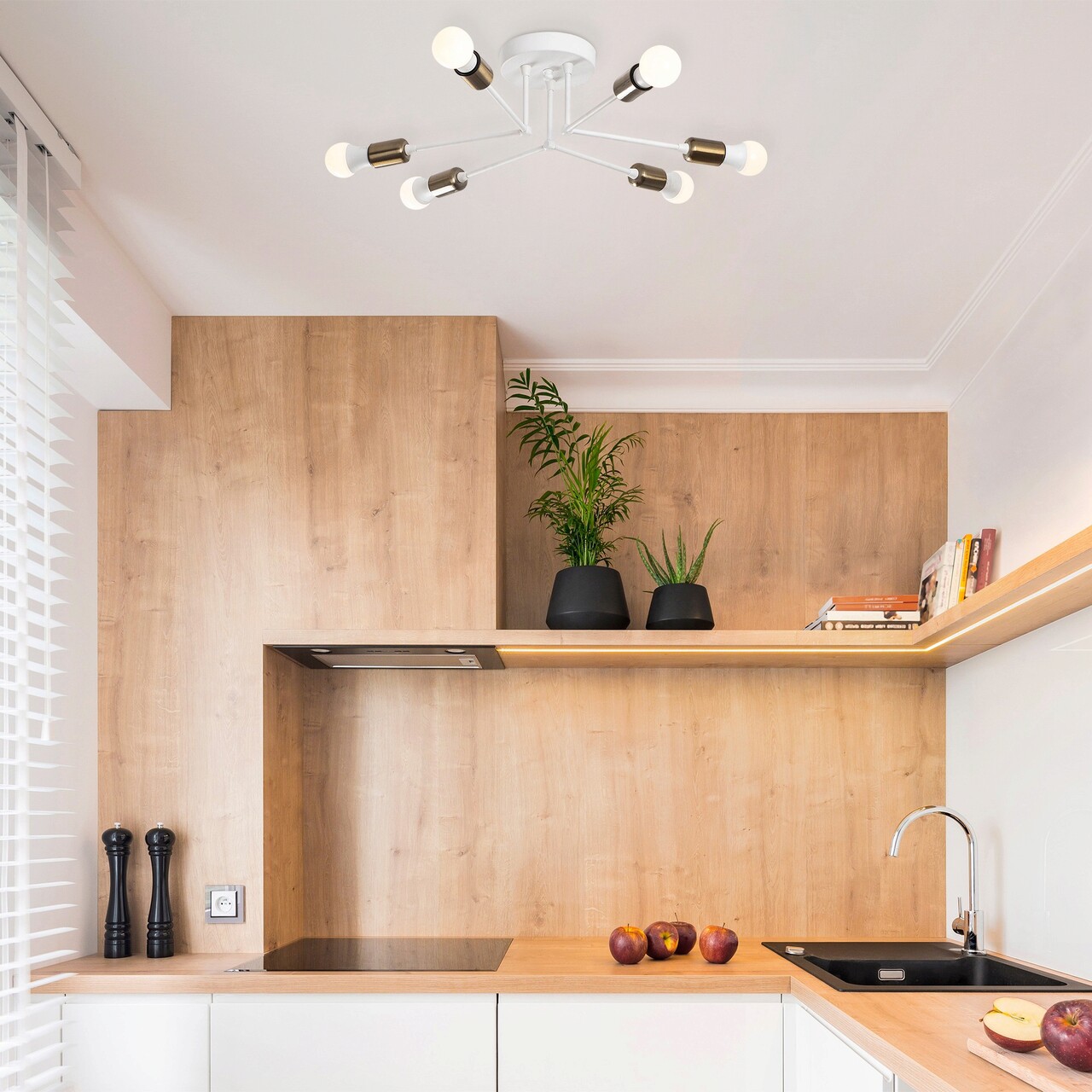 Lustra, Opviq, 584TTM1228, Alb - imagine 7